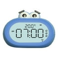 thumbnail image 1 of Naittoop LED Digital Desk Clock Big Mouth Alarm Clock,Big Mouth Alarm Clock Blue, 1 of 6