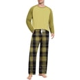 thumbnail image 1 of Naittoop Mens Pajama Set Long Sleeve PJs, Soft Lightweight Sleepwear with Pockets, Comfortable Loungewear for Sleeping, 1 of 5
