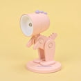 thumbnail image 1 of Naittoop Mini Dinosaur Night Light with Magnetic Base 3.7in Cute LED Desk Lamp with Adjustable Phone Stand Portable Reading Table Light for Students Bedroom Dorm Pink, 1 of 6