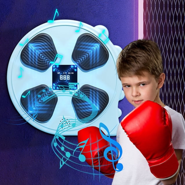 Music Boxing Machine Adulti Macchina Da Boxe Musicale Con LED E Bluetooth Bersaglio Intelligente Da 1037398
