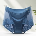 thumbnail image 1 of Naittoop Satin Silk Underwear for Women Sexy Lace Bikini Panties High Waisted Plus Size Silky Soft Womens Panty, 1 of 5