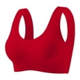 thumbnail image 1 of Naittoop Seamless Mastectomy Bra Women Full Coverage Wireless Post-Surgery Bra for Silicone Breast Inserts, 1 of 4