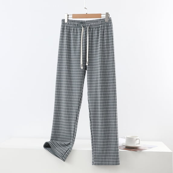 Naittoop Striped Pajamas Pants for Women Pajamas Cute Wide Leg Lounge Bottoms Drawstring Trousers with Pockets