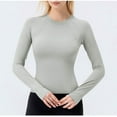 thumbnail image 1 of Naittoop Women Long Sleeve Yoga Top Workout Shirt Athletic Running Activewear Tee Lightweight Training Fitness Sportswear UPF 50+ Sun Protection, 1 of 5