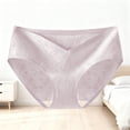 thumbnail image 1 of Naittoop Women's Cotton Stretch Underwear Briefs Soft Breathable V Crossover High Waisted Full Coverage Ladies Panties, 1 of 5