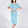 thumbnail image 1 of Naittoop Women's Maternity Dress Ruched Pregnancy Clothes Summer Casual Dresses 2026, 1 of 5