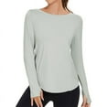 thumbnail image 1 of Naittoop Women's UPF 50+ Sun Shirts Long Sleeve Uv Protection Rash Guard Lightweight Long Sleeve Workout Tops with Thumb Hole, 1 of 4