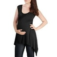 thumbnail image 1 of Naittoop Womens Comfortable Maternity U Neck Sleeveless Flared Swing Tunic Tank Top, 1 of 5