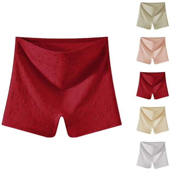 Naittoop Womens Cotton Boy Shorts Underwear Full Coverage Stretch Soft Boxer Briefs Elastic High Waisted Panties for Lady