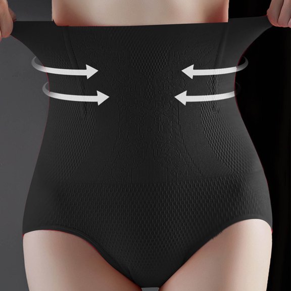Naittoop Womens High Waisted Panties Waist Trainer Tummy Control Body Shaper Briefs Butt Lifter Slimming Seamless Shapewear