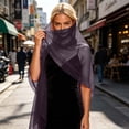 thumbnail image 1 of Naittoop Womens Sheer Chiffon Scarf Lightweight Soft Long Wrap Elegant Shawl for Party Wedding Evening Daily Wear, 1 of 5