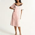 thumbnail image 1 of Naittoop Womens Summer Maxi Dress Casual Loose Fit Long Nightgown Soft Plus Size Sleepwear Lounge Dress, 1 of 5