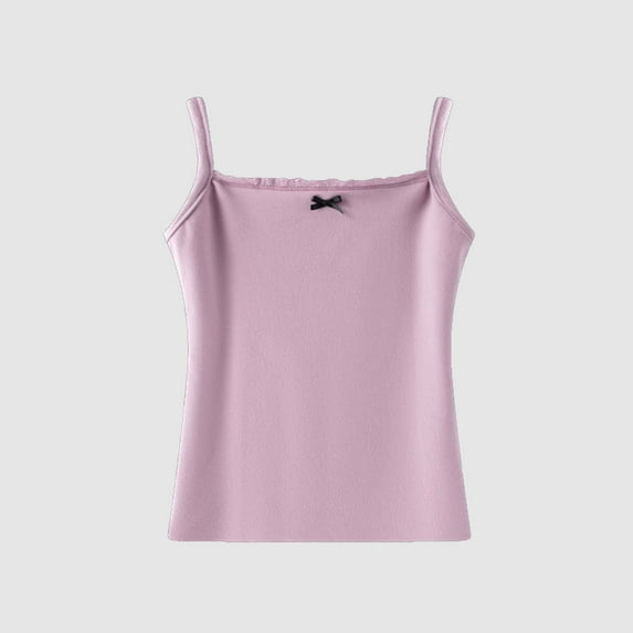 Naittoop Womens Summer Spaghetti Straps Tank Tops Slim Fit Workout Crop Tank Top Casual Soft Camisole