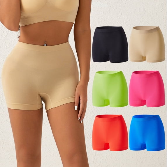 Naittoop Womens Workout Biker Shorts Summer Butt Lifting Seamless Yoga Shorts High Waist Tummy Control Gym Athletic Outfits