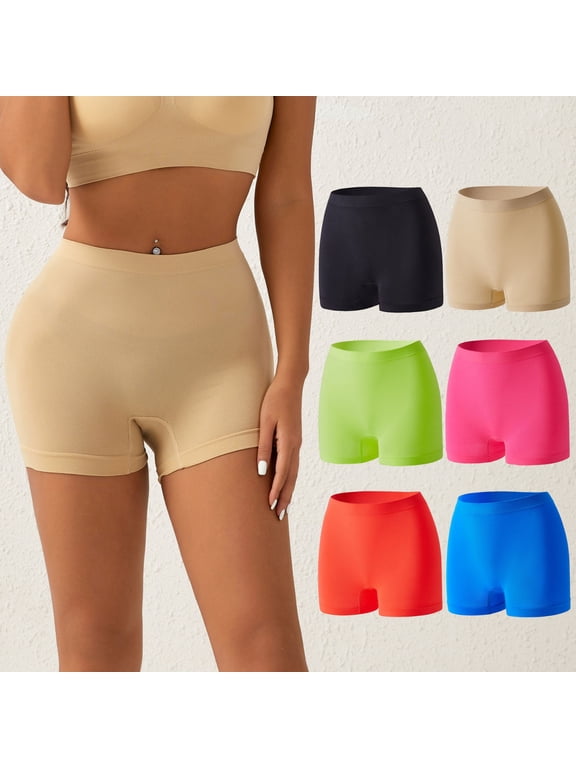 Womens Workout Biker Shorts Summer Butt Lifting Seamless Yoga Shorts High Waist Tummy Control Gym Athletic Outfits