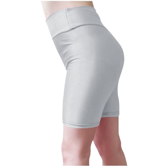 Naittoop Workout Biker Shorts for Women, High Waisted Tummy Control Soft Booty Athletic Gym Yoga Shorts