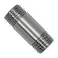 thumbnail image 1 of Naiture Brass 1/2 NPT Connection Threaded Pipe Fitting Nipple Heavy Duty, 2" Long, Brushed Nickel Finish, 1 of 4
