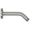 thumbnail image 1 of Naiture Brass Shower Arm with Flange, 6 Inches Wall Mounted Standard Shower Pipe Extension Arm for Fixed Shower Head, Brushed Nickel Finish, 1 of 6