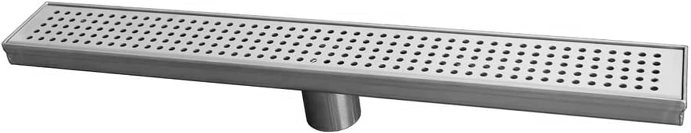 Naiture Brushed Stainless Steel 18" Vieel Linear Shower Drain