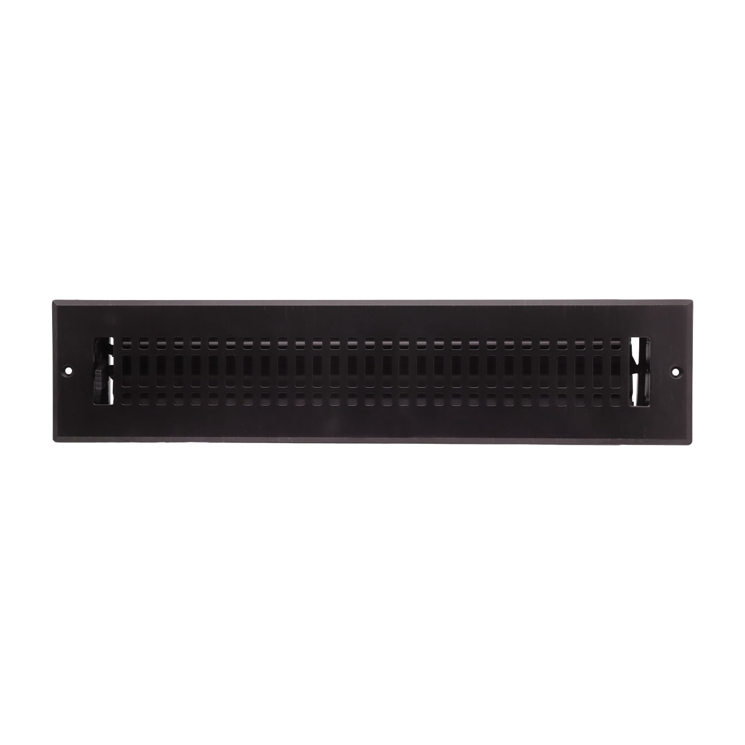 Naiture Louvered Wall Register, Contemporary Style Stainless Steel with Damper or Lever, Duct Size 2" X 14" (Overall Size 3-7/16" X 15-5/8"), Oil Rubbed Bronze Finish