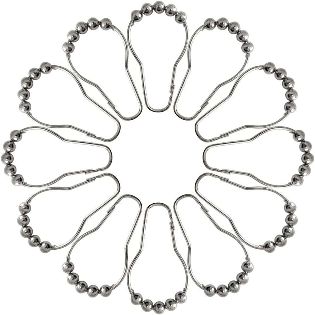 72" X 48" L-Shaped Stainless Steel Shower Curtain Rod - Chrome, Never Rust, Cut-to-Fit