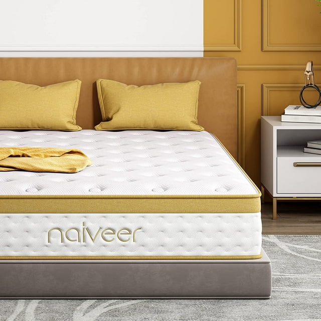 Naiveer 10 Inch Full Mattress Medium Firm Memory Foam Full Size