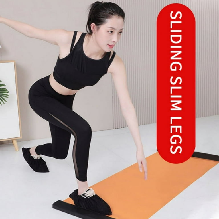 Naiyafly 1.8M Yoga Sliding Mat Sports Fitness Glide Plate Skating Training Glide Mat For Ice Hockey Roller Skating Leg Exercise Accessorie