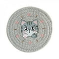 thumbnail image 1 of Naiyafly Cartoon Dining Table Mat Woven Placemat Pad Heat Resistant Bowls Coffee Cups Coaster Tableware Mat For Home Kitchen Party, 1 of 6