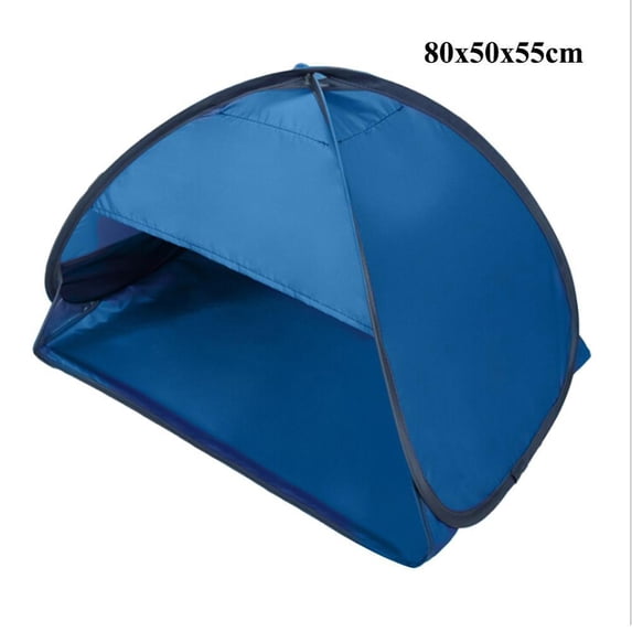 Naiyafly Durable 31.49" x 19.68" Beach Tent, Black/Red