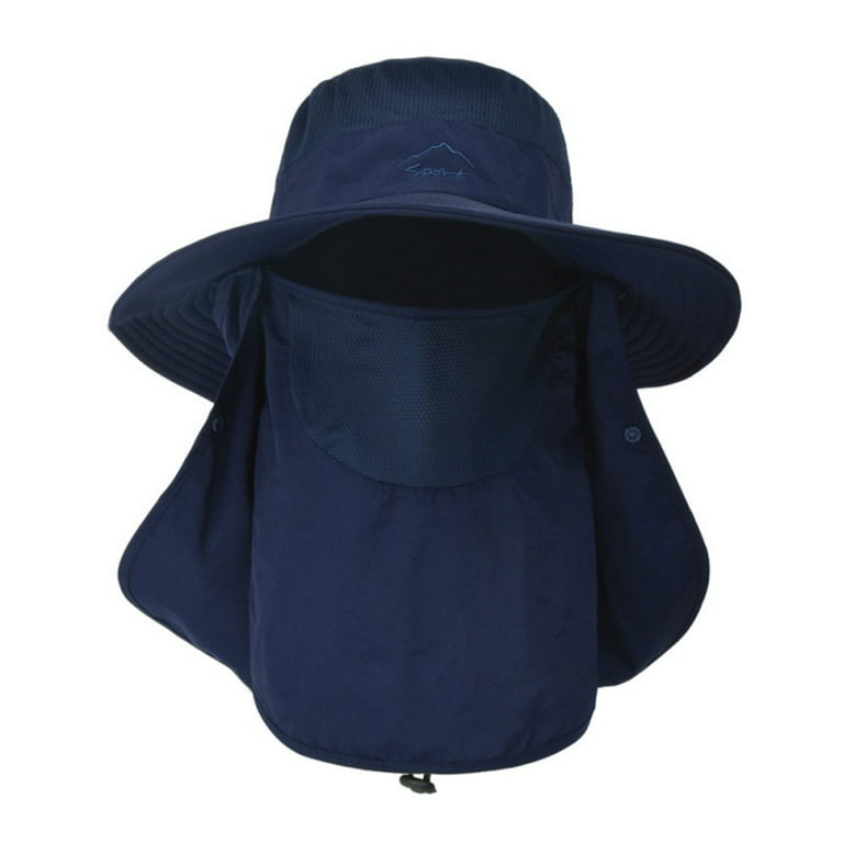 Naiyafly Fishing Hat,Man and Women Sun Cap with UPF 50+ Sun Protection and  Neck Flap 