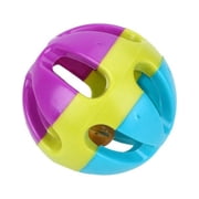 Naiyafly Pet Bird Parrot Chew Ball Parrot Chasing Toys with Bell Cockatiel Parakeet Bite Chew Toys Pet Bird Accessories