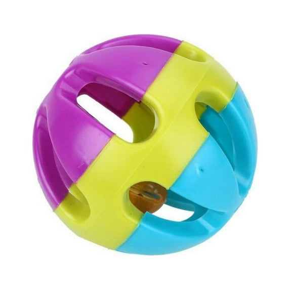 Naiyafly Pet Bird Parrot Chew Ball Parrot Chasing Toys with Bell Cockatiel Parakeet Bite Chew Toys Pet Bird Accessories