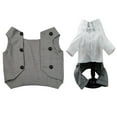 thumbnail image 1 of Naiyafly Pet Dogs Clothes Wedding Suit Jacket Formal Shirt For Small Dog Jumpsuit Shirt Pet Outfit, 1 of 6