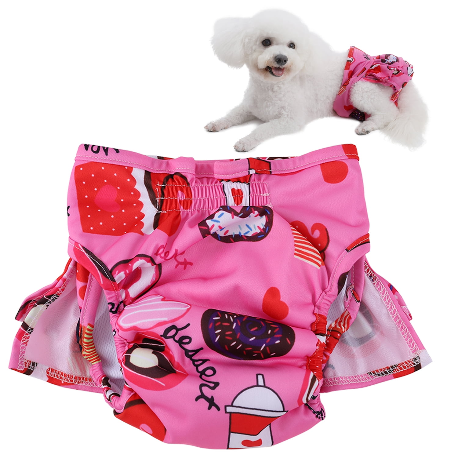 Reusable Dog Diapers Female 1pc Reusable Female Dog Diaper