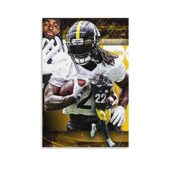 Najee Harris Canvas Poster Poster Decorative Painting Canvas Wall Art Living Room Posters Bedroom Painting 12x18inch(30x45cm)