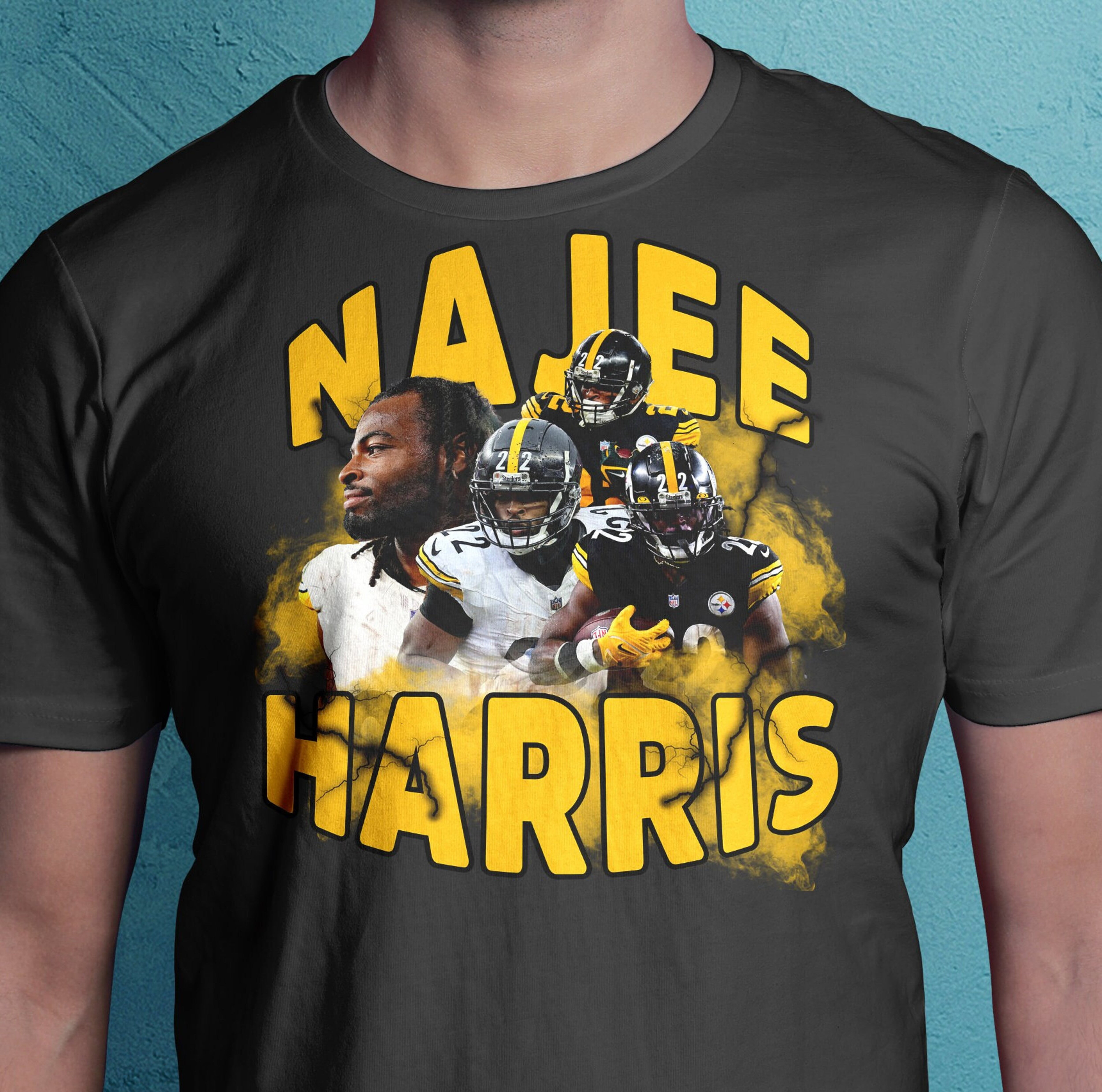 Najee Harris T Shirt Design PNG Instant Download Najee Harris Fan Najee Harris T Shirt Design PNG Instant Download Najee Harris Fan