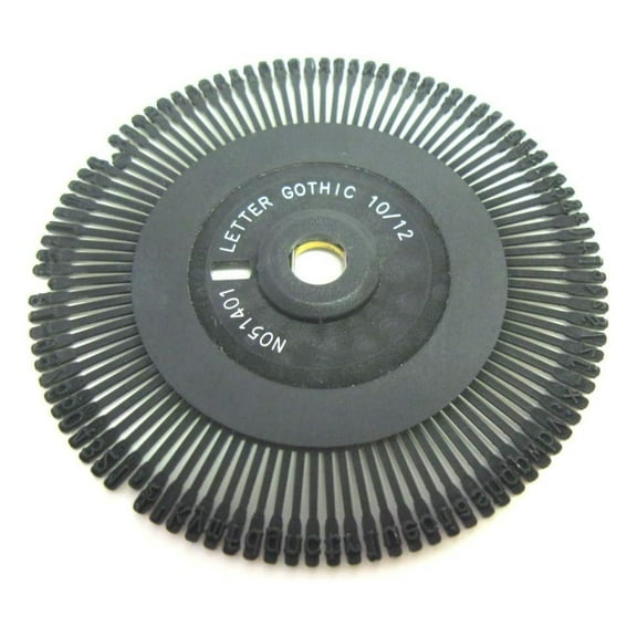 Nakajima Typewriter Model AE-710 Letter Gothic Printwheel (12 Pitch) by