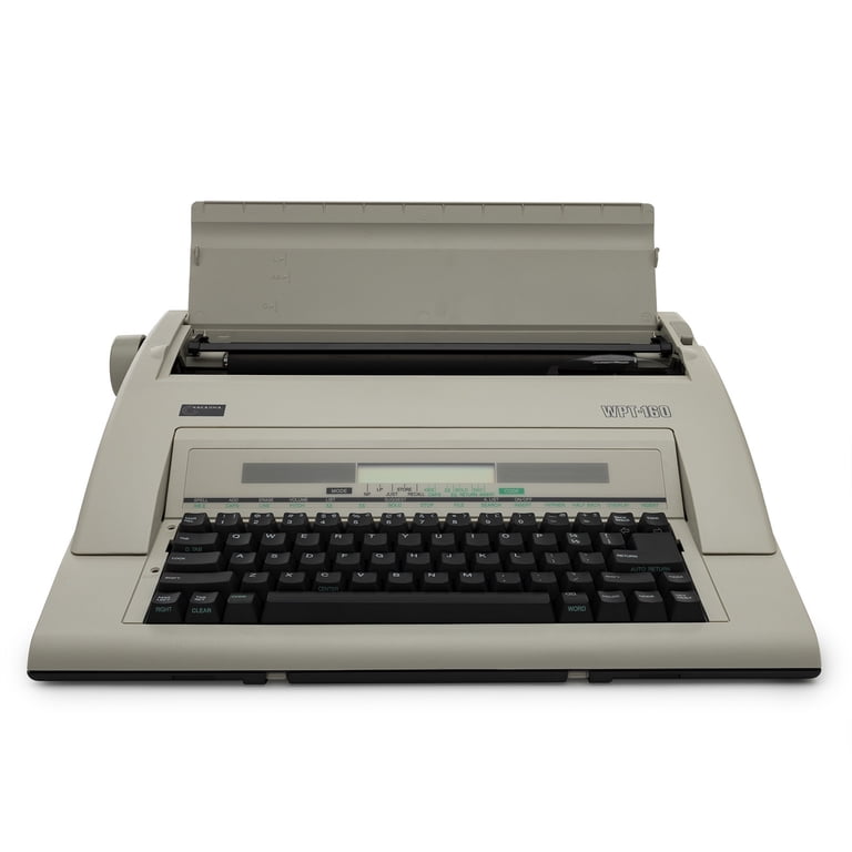 Nakajima USA, Electronic Portable Typewriter, Display, White