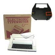 Nakajima WPT-150 Portable Electronic Typewriter with Correct Film Ribbon Bundle