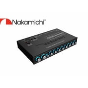 Nakamichi EQZ1825 7 Band 1 Din Space Car Audio Stereo Equalizer with Sub Out Plus Four Channel Control