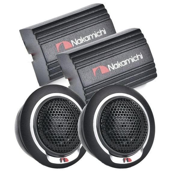 Nakamichi SP-T13 13mm KSV Tweeter System, Pair, Black