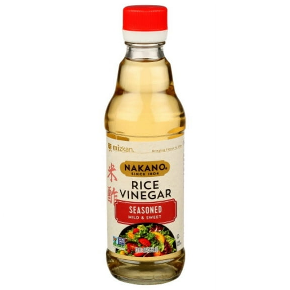 Nakano Rice Vinegar Seasoned Mild & Sweet- 12 oz (Pack of 6)