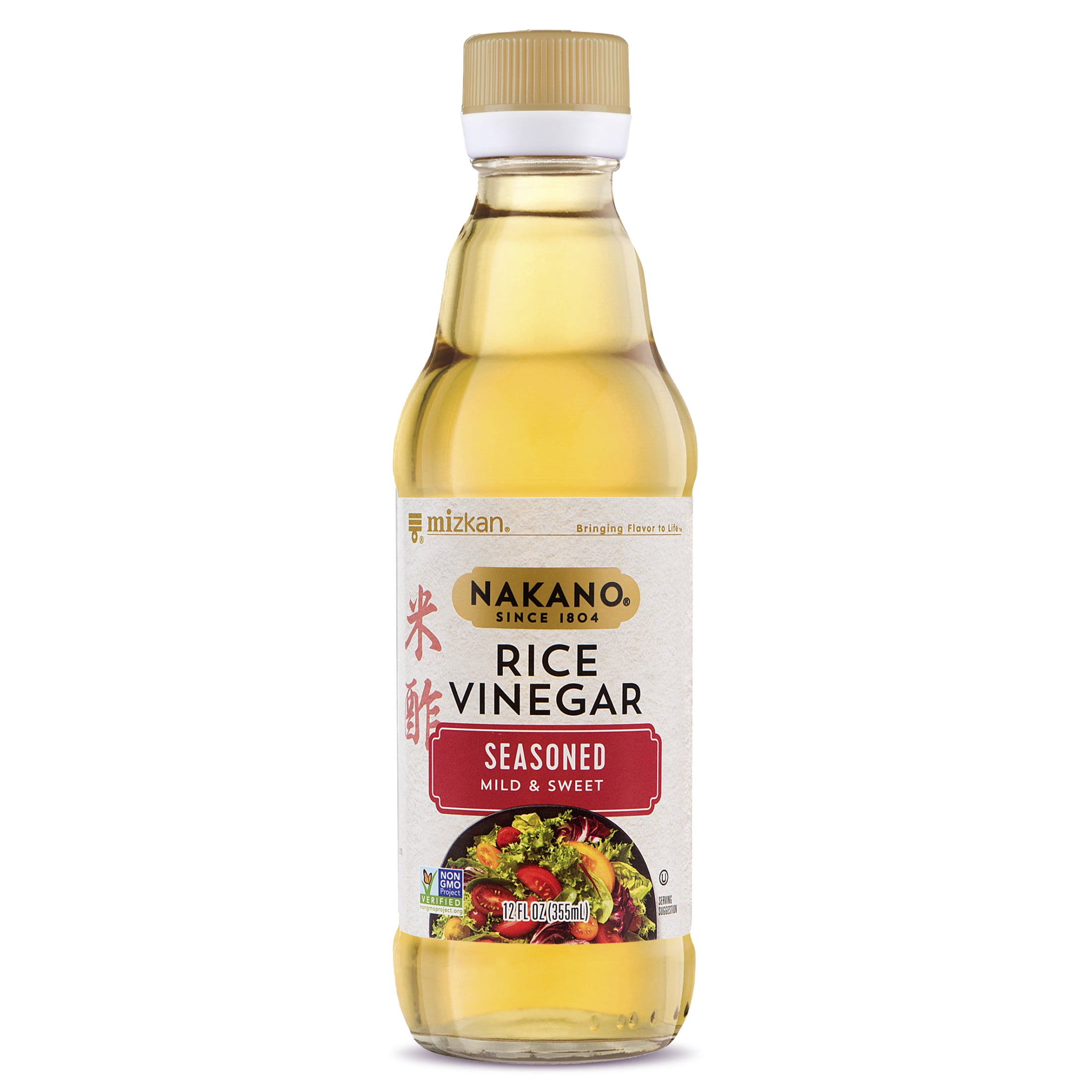 Mizkan Rice Vinegar, Mild and Mellow, 12 fl oz - Walmart.com Mizkan Rice Vinegar, Mild and Mellow, 12 fl oz - Walmart.com