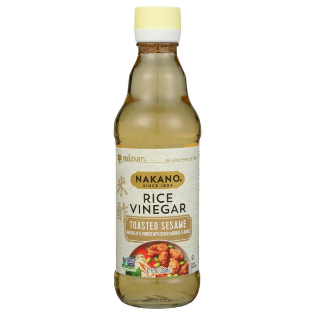 Nakano Toasted Sesame Rice Vinegar, Seasoned Vinegar for Stir Fry Sauce