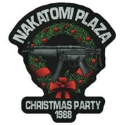 Nakatomi Plaza Christmas Party Decal Premium Vinyl Die Cut UV Coating Military Decals for Patriots | Outdoor/Indoor Stickers for Vehicles, Laptops, and Gears