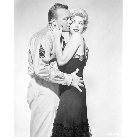 Naked And The Dead Kissing Scene in Black and White Photo Print (8 x 10)