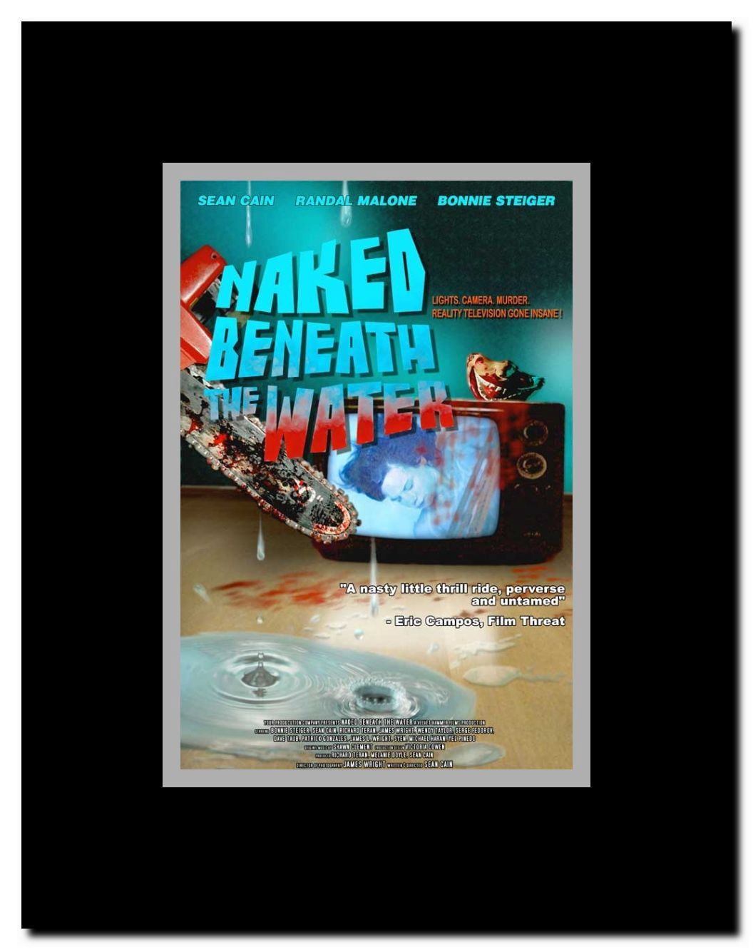 Naked Beneath the Water Framed Movie Poster