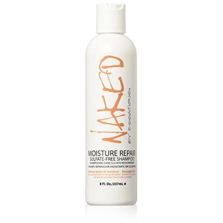 Naked By Essations Moisture Repair Sulfate-free Shampoo, 8 oz, 3 Pack