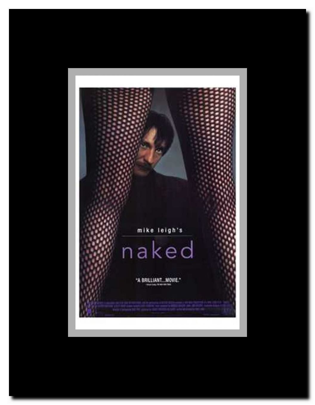 Naked Framed Movie Poster