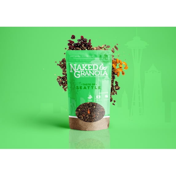 Naked Granola Taste of Seattle 11 oz bags, Case of 6 Bags